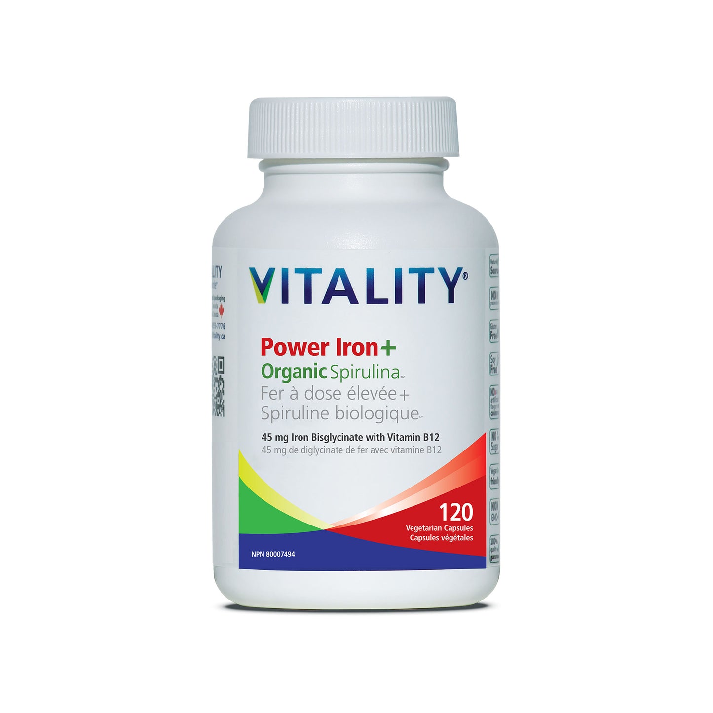 Power Iron + Organic Spirulina