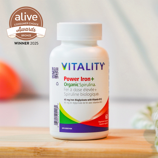 Power Iron + Organic Spirulina