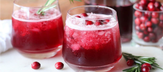 Holiday Cranberry Collagen Mocktail Recipe