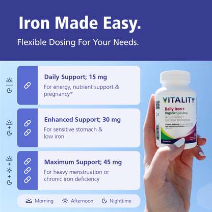 Daily Iron + Organic Spirulina