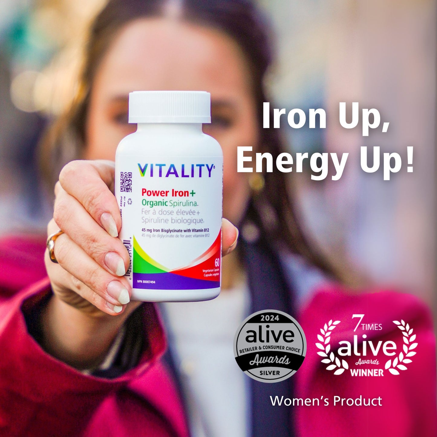 Power Iron + Organic Spirulina