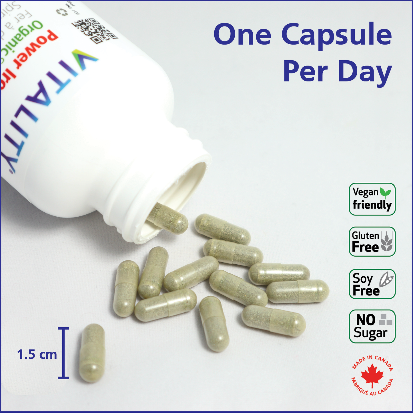 Power Iron + Organic Spirulina