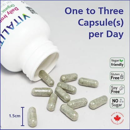 Daily Iron + Organic Spirulina