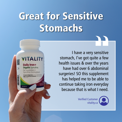 Daily Iron + Organic Spirulina