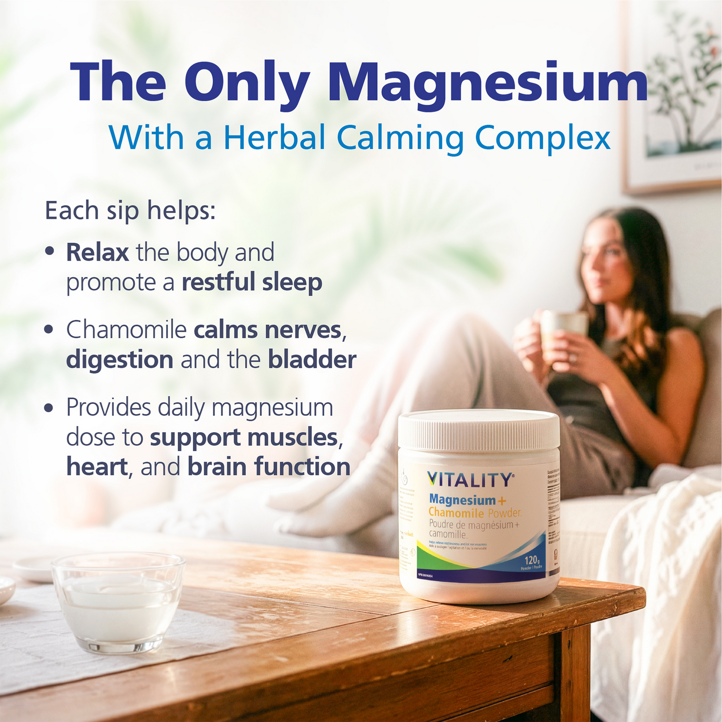 Magnesium + Chamomile Powder - Adults