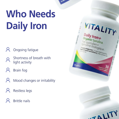 Daily Iron + Organic Spirulina