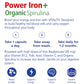 Power Iron + Organic Spirulina
